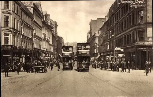 Ak Glasgow Schottland, Jamaica Street