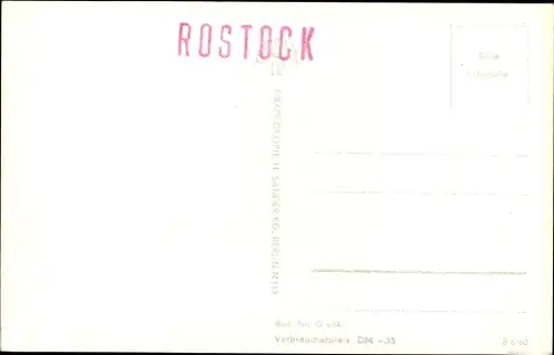 Ak Hansestadt Rostock, Wasserturm