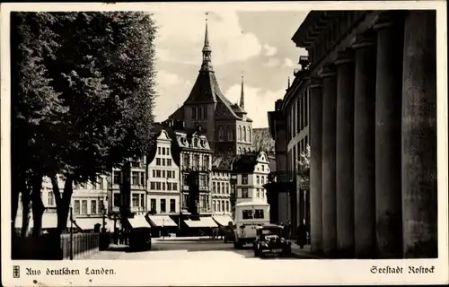 Ak Hansestadt Rostock, Universität am Blücher Platz