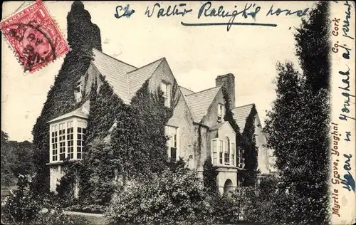 Ak Youghal County Cork Irland, Myrtle Grove, Außenansicht