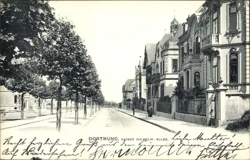 Ak Dortmund im Ruhrgebiet, Kaiser Wilhelm Allee