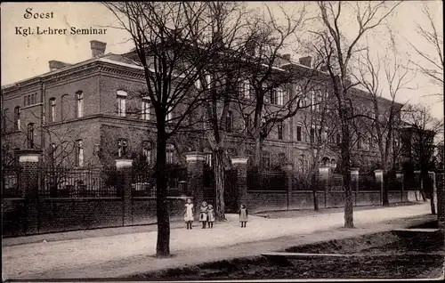 Ak Soest in Nordrhein Westfalen, Kgl Lehrerseminar