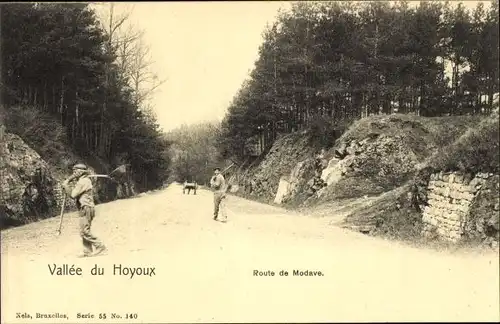 Ak Modave Wallonien Lüttich, Route, Vallee du Hoyoux