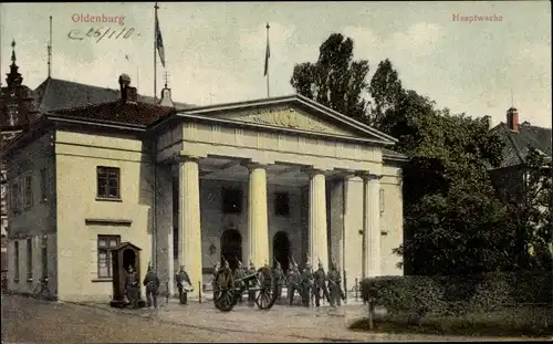 Ak Oldenburg im Großherzogtum Oldenburg Hauptwache