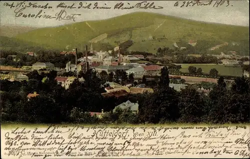 Ak Wien 13 Hietzing Hütteldorf, Totalansicht