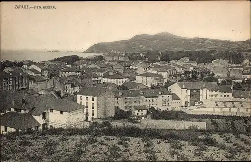 Ak Zarautz Zarauz Baskenland, Gesamtansicht