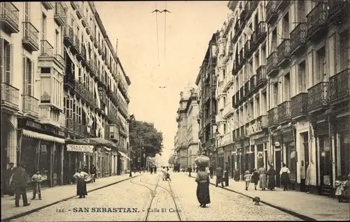 Ak San Sebastian Baskenland, Calle El Cano