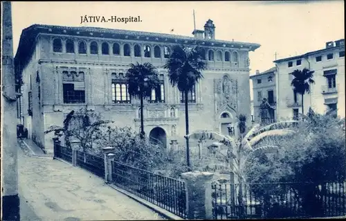 Ak Játiva Xàtiva Spanien, Krankenhaus