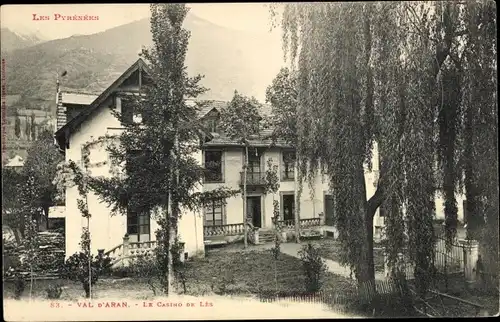 Ak Val d'Aran Valle de Aran Katalonien, Das Casino von Les
