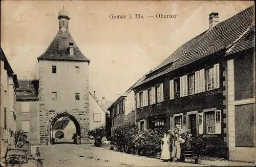 Ak Guémar Gemar Elsass Haut Rhin, Obertor