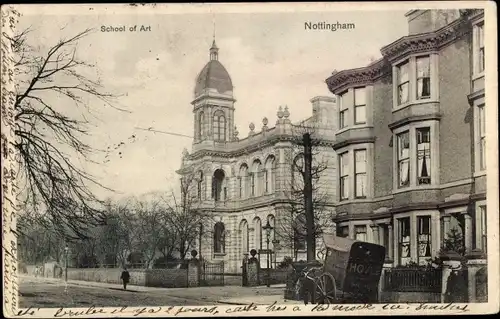 Ak Nottingham East Midlands England, Kunstschule