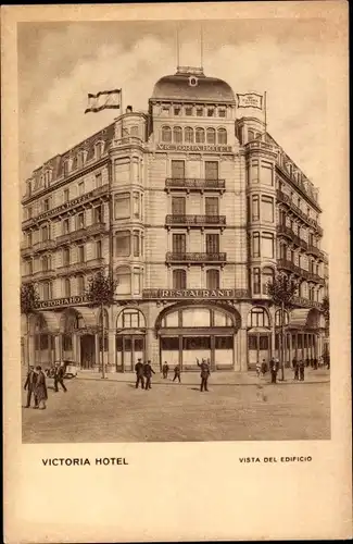 Ak Barcelona Katalonien Spanien, Victoria Hotel