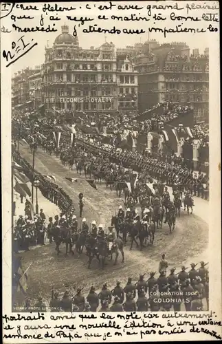 Ak London City England, Eduard VII.-Krönung, 1902