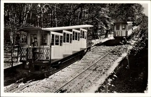 Ak Wiesbaden in Hessen, Zahnradbahn