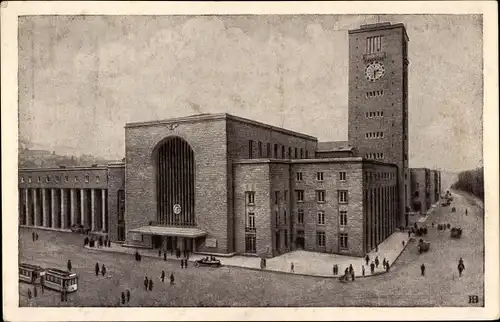 Ak Stuttgart in Württemberg, Hauptbahnhof