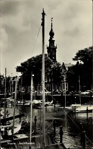 Ak Veere Zeeland Niederlande, Jachthaven
