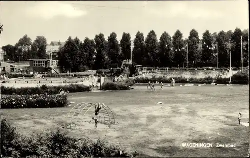 Ak Wageningen Gelderland Niederlande, Schwimmbad