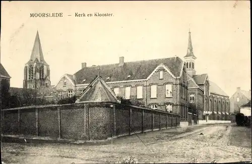 Ak Moorslede Westflandern, Kirche, Kloster
