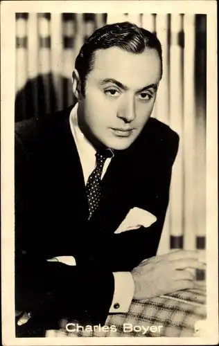 Ak Schauspieler Charles Boyer, Portrait