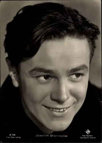 Ak Schauspieler Joachim Brennecke, Portrait, UFA Film
