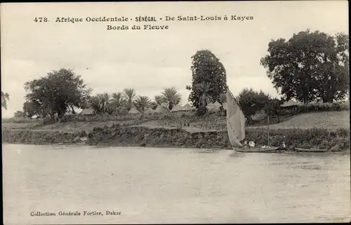 Ak Senegal, Von Saint Louis bis Kayes, Ufer des Flusses