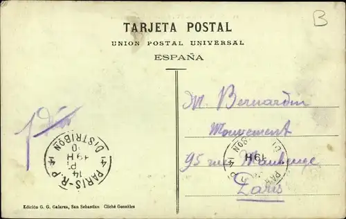 Ak San Sebastian Baskenland, Bahia und Regatten