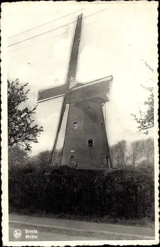 Ak Brecht Flandern Antwerpen, Molen