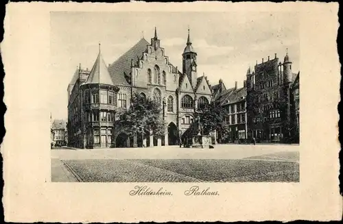 Ak Hildesheim in Niedersachsen, Rathaus