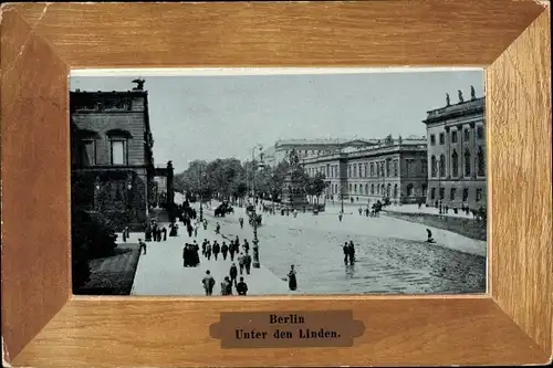 Passepartout Ak Berlin Mitte, Unter den Linden