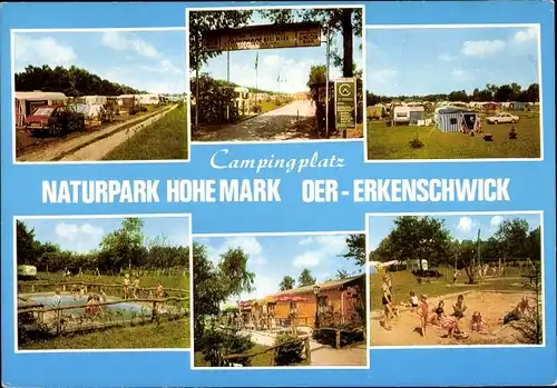 Ak Oer Erkenschwick im Ruhrgebiet, Naturpark Hohe Mark, Campingplatz, Schwimmbad, Spielplatz