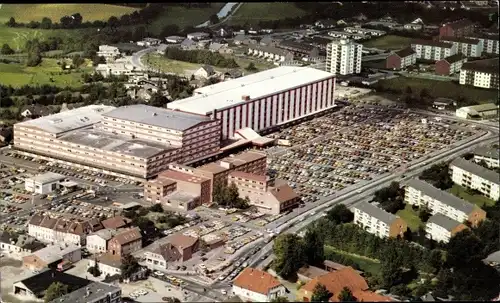 Ak Bad Segeberg in Schleswig Holstein, Einrichtungshaus Möbel Kraft, Ziegelstraße 1, Fliegeraufnahme