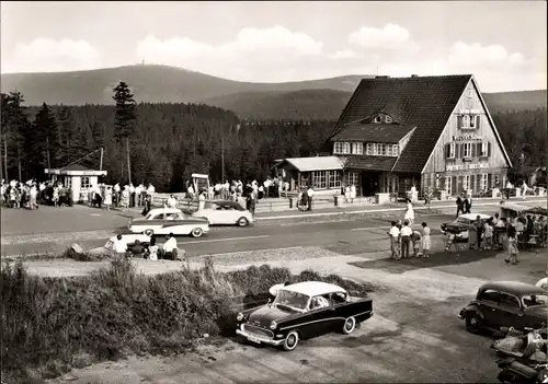 Ak Torfhaus Altenau Schulenberg Clausthal Zellerfeld im Oberharz, Sporthotel Brockenblick