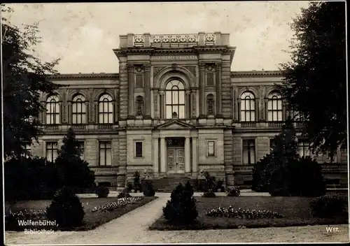 Ak Wolfenbüttel in Niedersachsen, Bibliothek