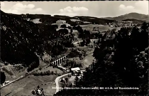 Ak Hinterzarten im Schwarzwald, Hölsteig, Ravennabrücke