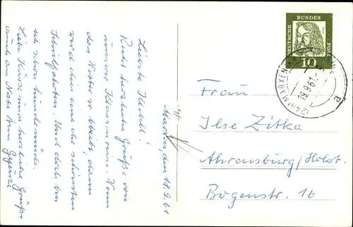 Ak Marxen in Niedersachsen, Haus
