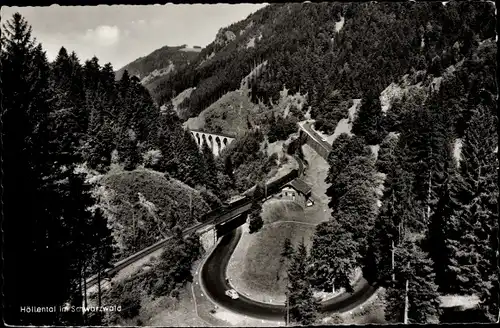 Ak Posthalde Breitnau im Schwarzwald, Höllental