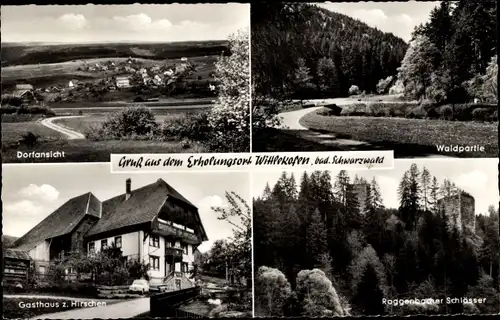 Ak Wittlekofen Bonndorf im Schwarzwald, Roggenbacher Schlösser, Gasthaus zum Hirschen