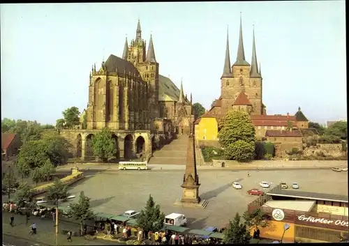 Ak Erfurt in Thüringen, Dom, Severikirche