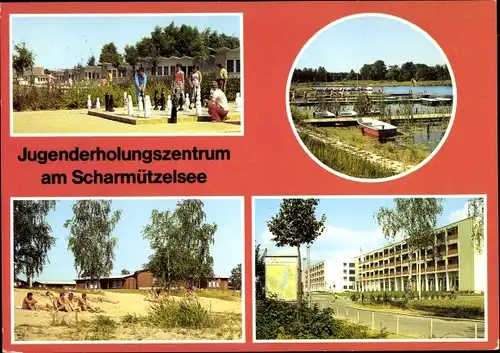 Ak Wendisch Rietz im Kreis Oder Spree, Jugenderholungszentrum am Scharmützelsee, Schachspiel