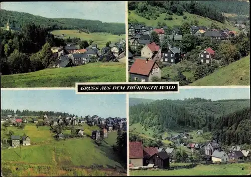 Ak Scheibe Alsbach Neuhaus am Rennweg Thüringen, Steinheid, Katzhütte, Goldisthal