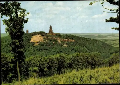 Ak Steinthaleben Kyffhäuserland in Thüringen, Kyffhäuser, Kaiser Wilhelm Denkmal