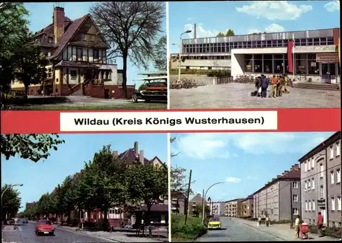 Ak Wildau in Brandenburg, Klubhaus Karl Marx VEB Schwermaschinenbau Heinrich Rau, Jahnstraße