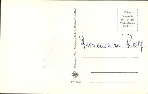 Ak Schauspieler Gerhard Riedmann, Portrait, Autogramm