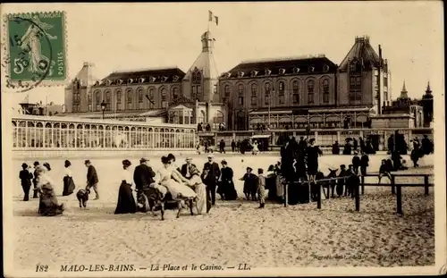 Ak Malo les Bains Nord, La Place, Le Casino