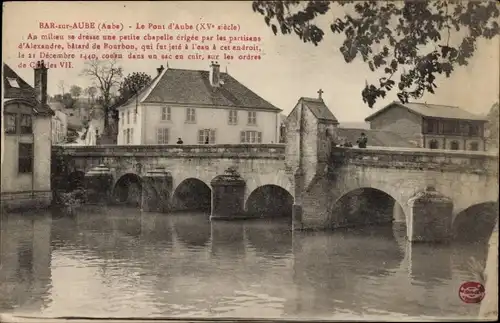 Ak Bar sur Aube, Pont d'Aube