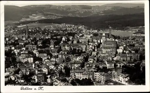 Ak Jablonec nad Nisou Gablonz an der Neiße Region Reichenberg, Panorama