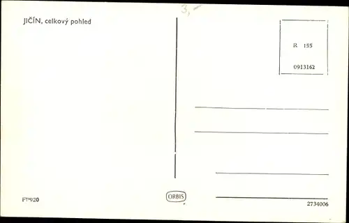 Ak Jičín Jitschin Region Königgrätz, Panorama