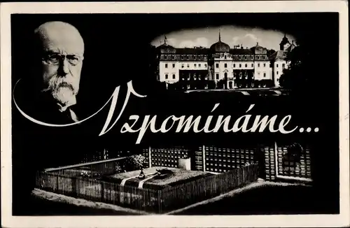 Ak Lány u Rakovníka Mittelböhmen, Musikschule Masarykovy, Tomáš Garrigue Masaryk, Schloss