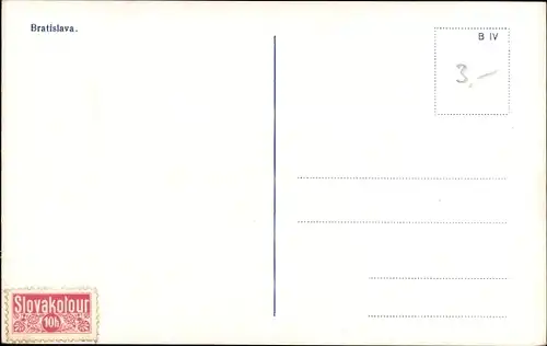 Ak Pressburg Bratislava Slowakei, Schnellboote im Wasser, Schloss