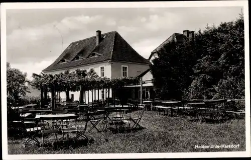 Ak Dippoldiswalde im Erzgebirge, Heidemühle Karsdorf